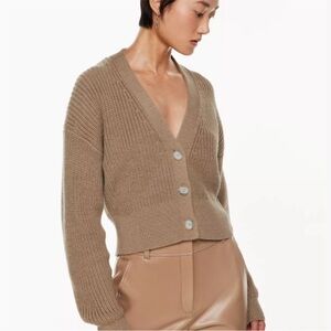 Babaton Aritzia Canberra Knit Cardigan Size Small